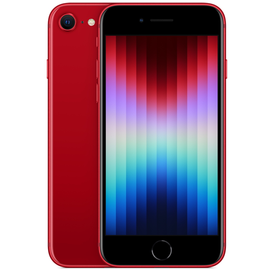Mobil - Apple iPhone SE (2022) 5G 256GB - Red - MMXP3QN/A