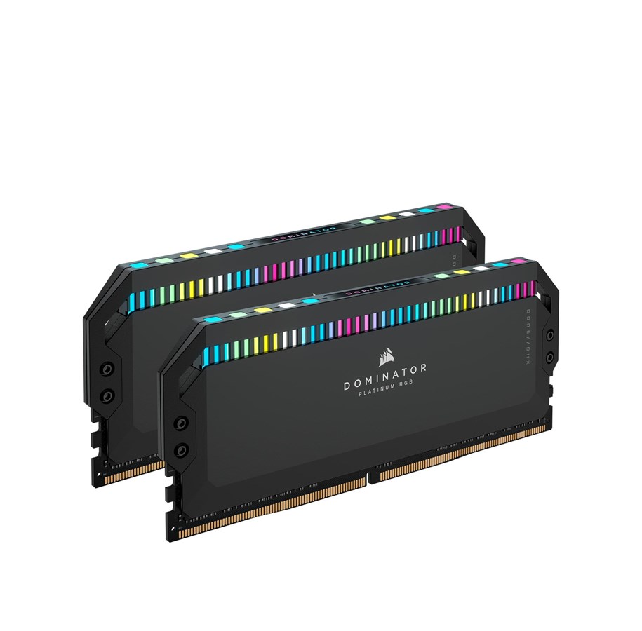 RAM - Corsair Dominator Platinum RGB DDR5-6000 - 32GB - CL36 - Dual Channel (2 pcs) - Intel XMP - Sort med RGB - CMT32GX5M2X6000C36