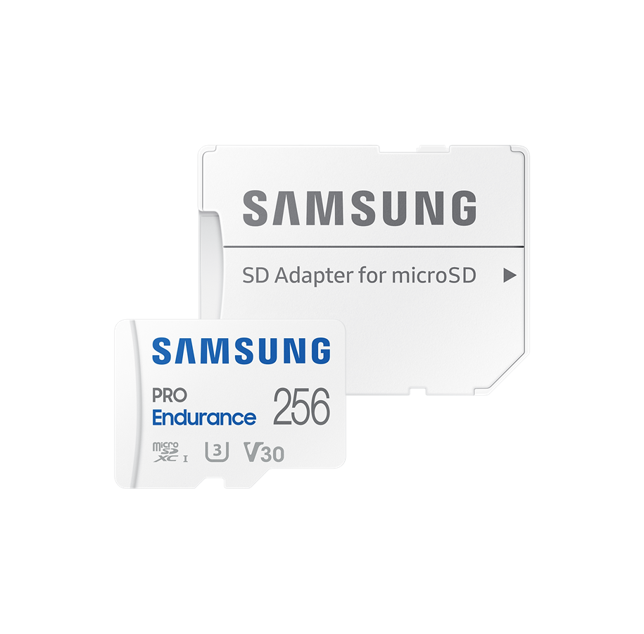 Hukommelseskort - Samsung PRO Endurance microSD/SD - 100MB/s - 256GB - MB-MJ256KA/EU