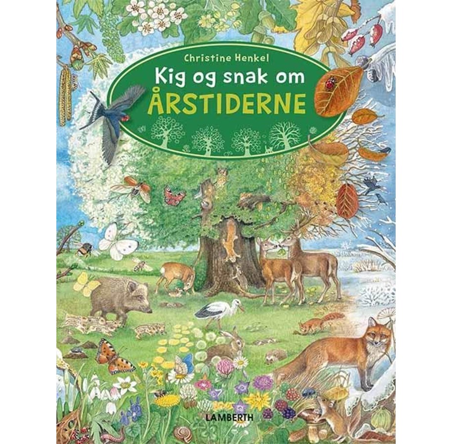 Børnebøger - Kig og snak om Årstiderne - Børnebog - Papbog - 9788771615791