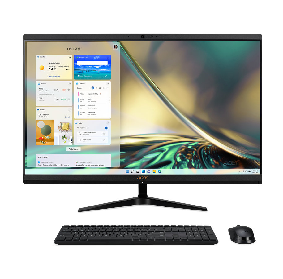 Stationær - All-In-One - Acer Aspire C27-1700 - All-in-one - 27" - Core i5 1235U - 8GB RAM - 512GB SSD - DQ.BJKEQ.001