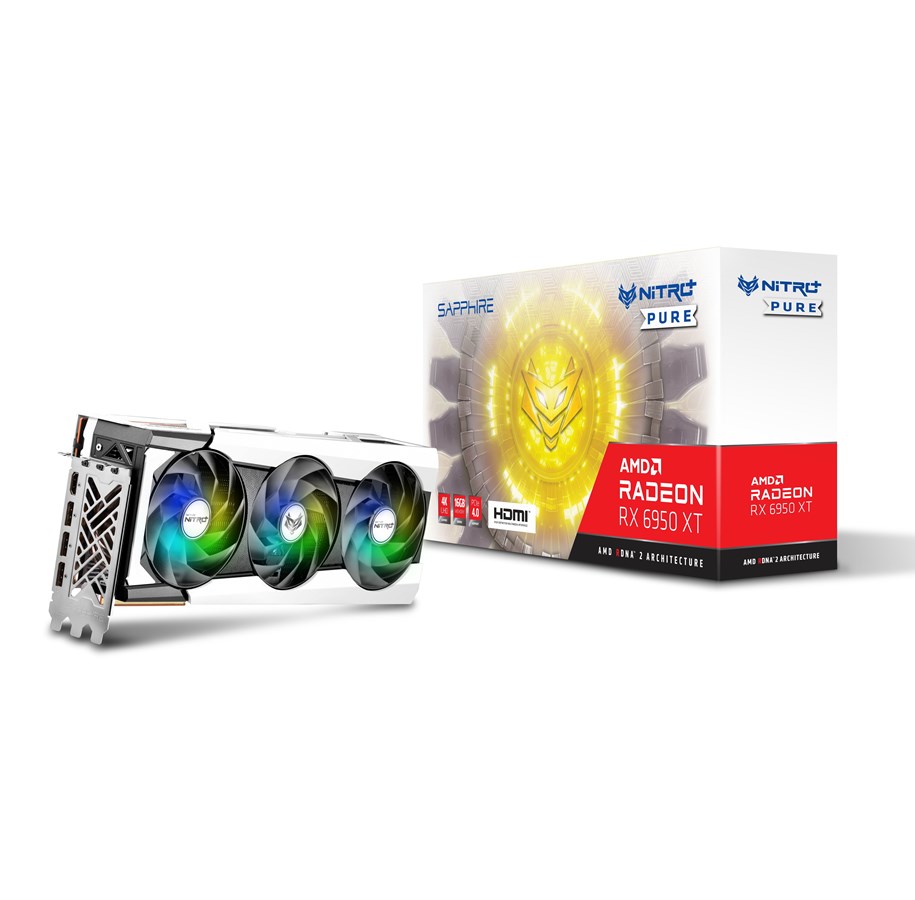 Grafikkort - Sapphire Radeon RX 6950 XT NITRO+ Pure - 16GB GDDR6 RAM - Grafikkort - 11317-04-20G