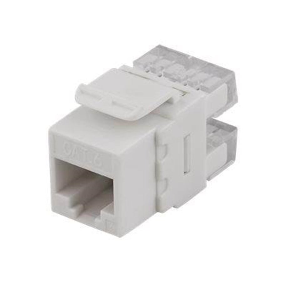 Netværkstilbehør - Deltaco MD110 UTP CAT6 Keystone Connector 180 degree Tool Free - MD110
