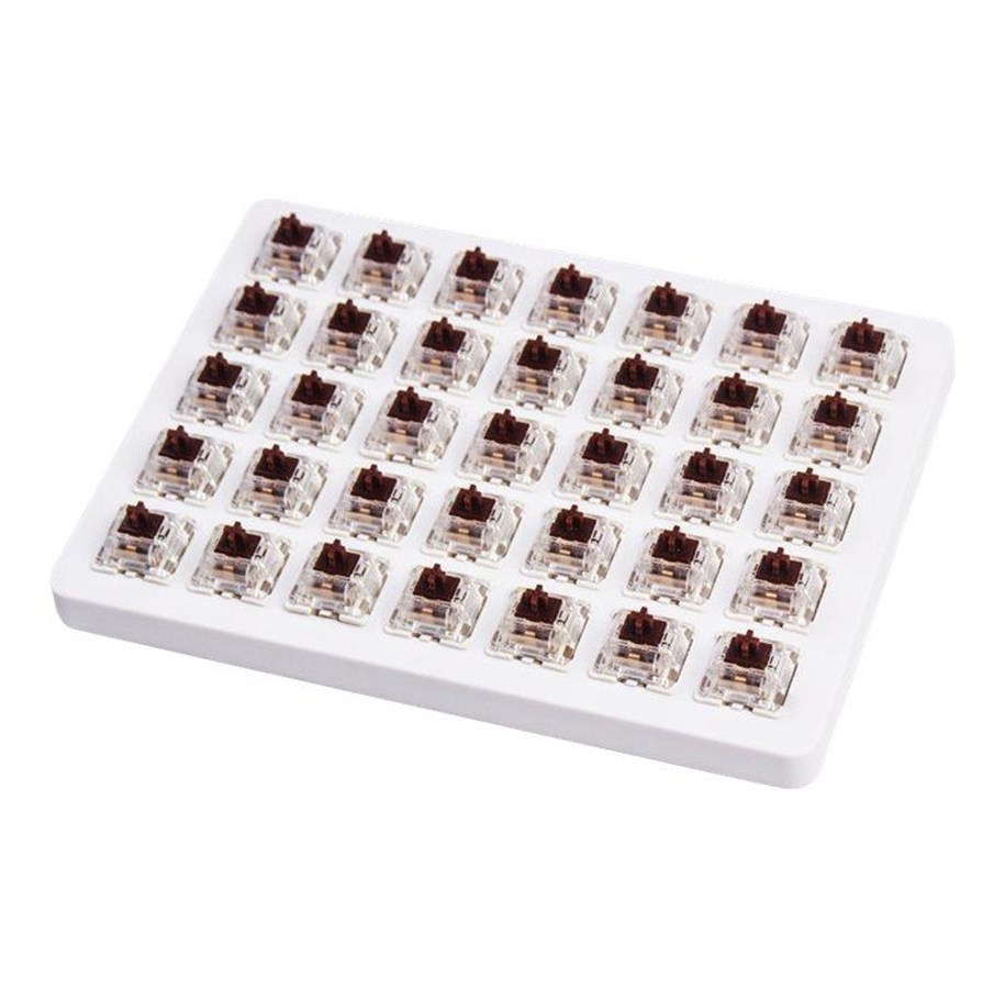 Tastatur - Keychron Switch set - Gateron G Pro Brown - 35 pcs - Key Switches - Z63