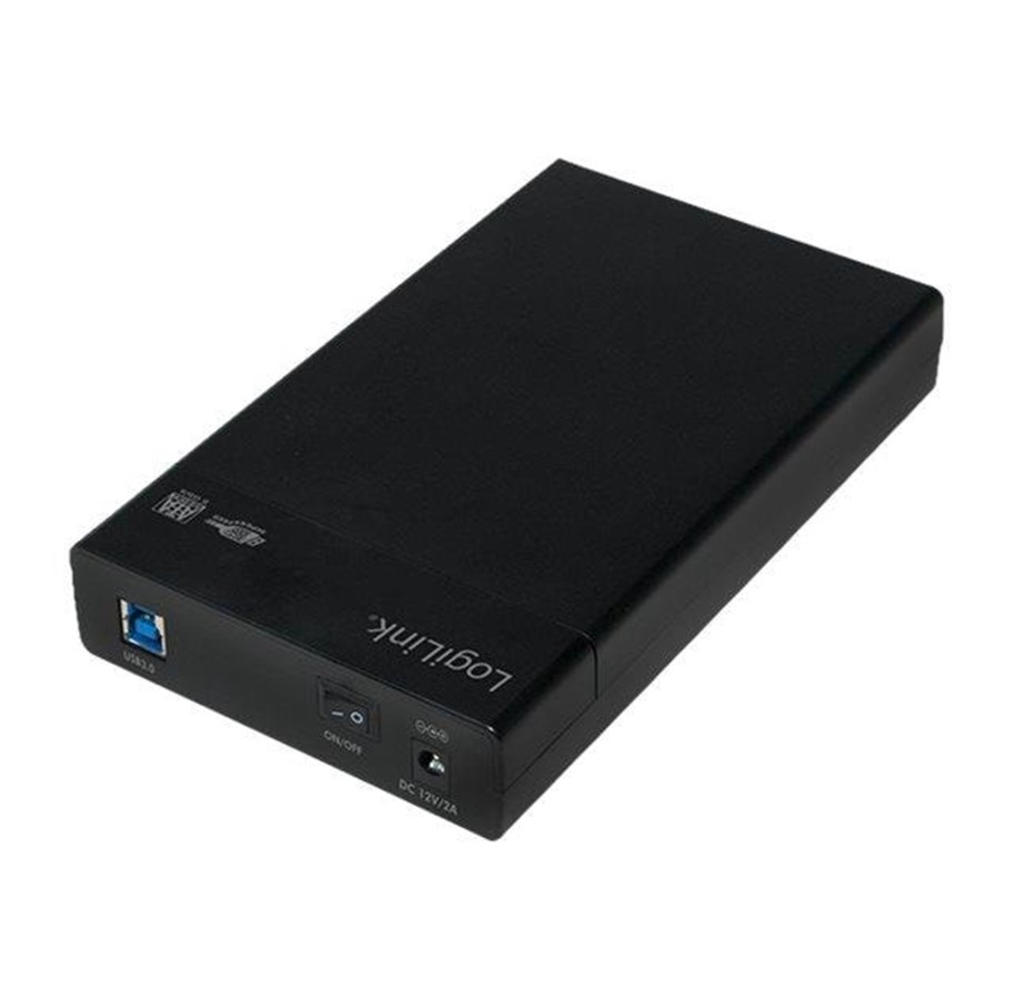 Harddisk - tilbehør - LogiLink External HDD enclosure 3.5" SATA USB 3.0 - UA0276
