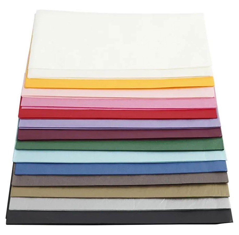 Hobby artikler - Creativ Company Tissue paper Colored 30 pcs. - 20092