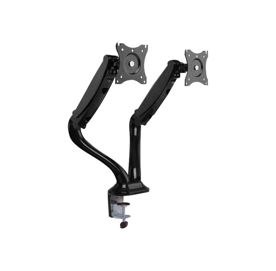 Skærmholder - LogiLink Dual monitor mount 13–27" steel gas spring - BP0041