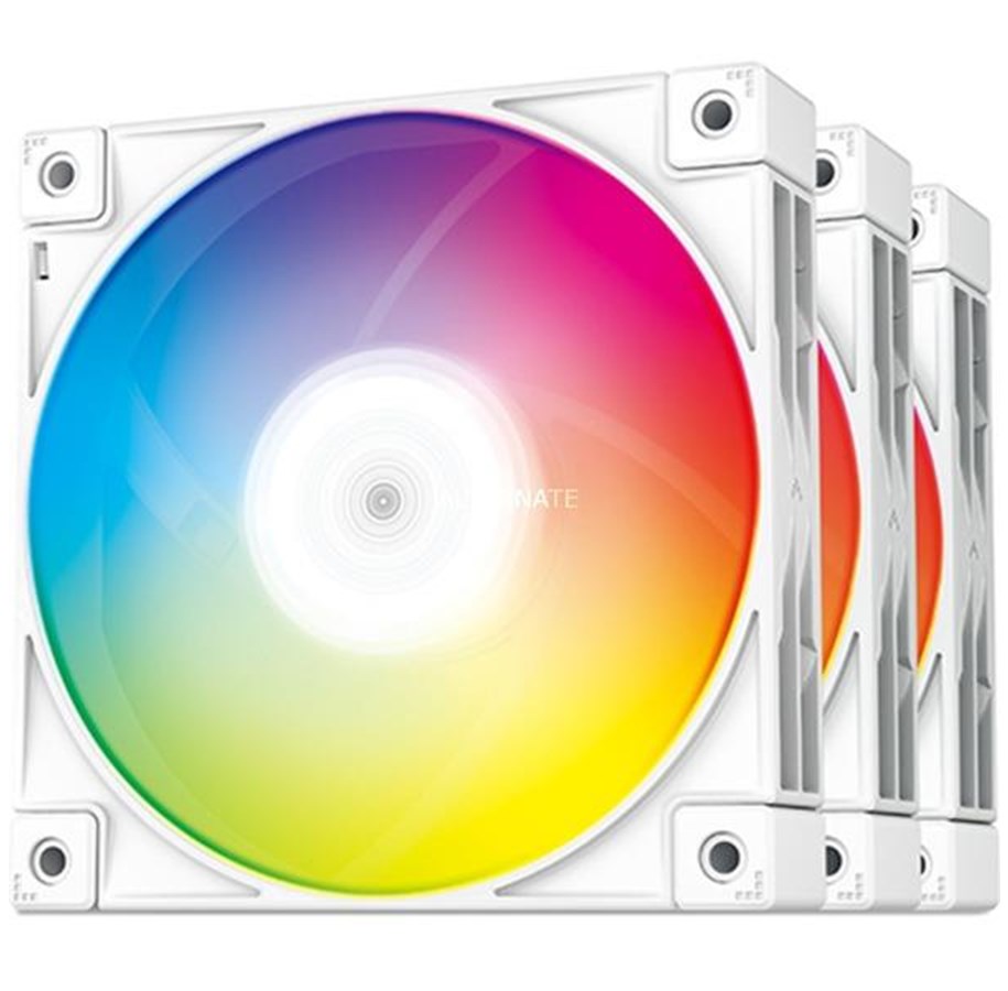 Kabinet Køler - DeepCool FC120 - 3 in 1 White - Kabinet køler - 120mm - Hvid - 28 dBA - R-FC120-WHAMN3-G-1