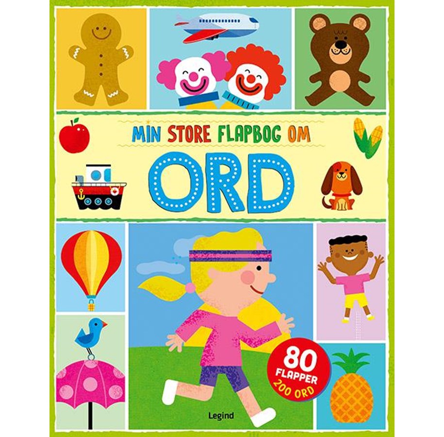 Børnebøger - Min store flapbog om - Ord - Børnebog - Papbog - 9788775371921