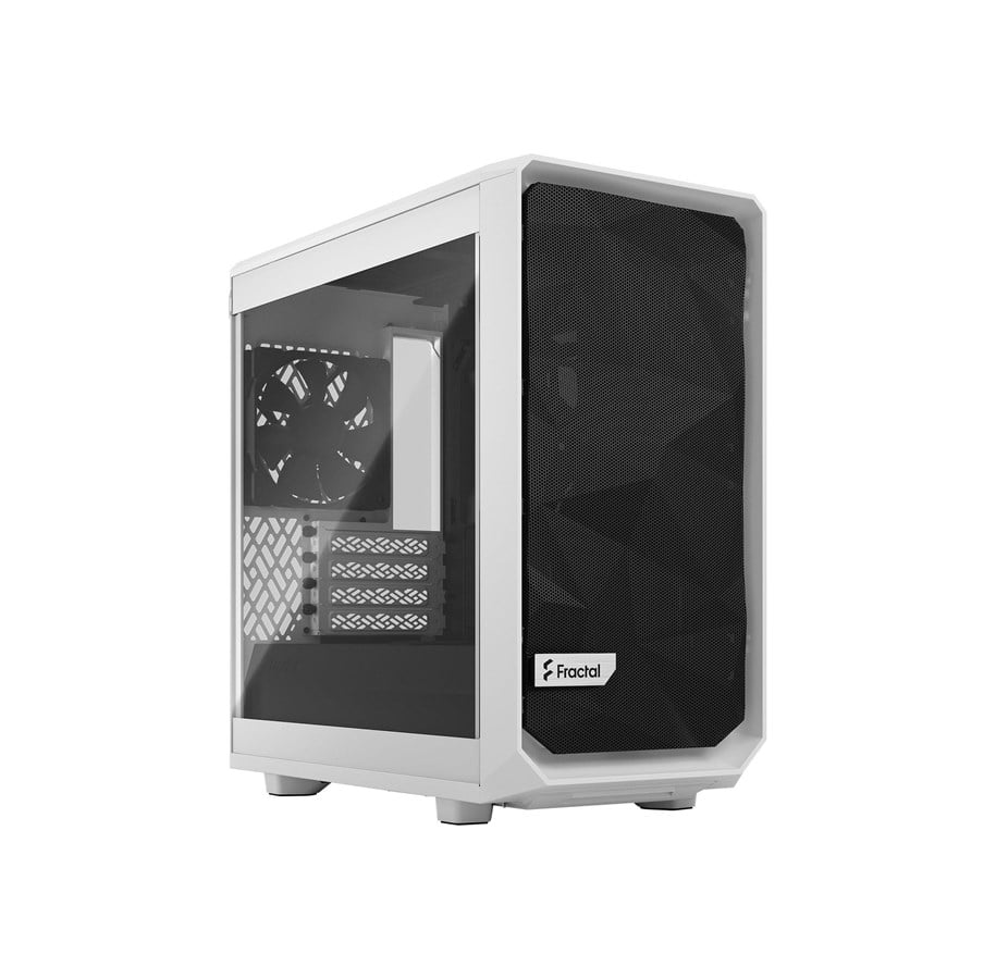 Kabinet - Fractal Design Meshify 2 Mini - White TG Clear Tint - Kabinet - Miditower - Hvid - FD-C-MES2M-02