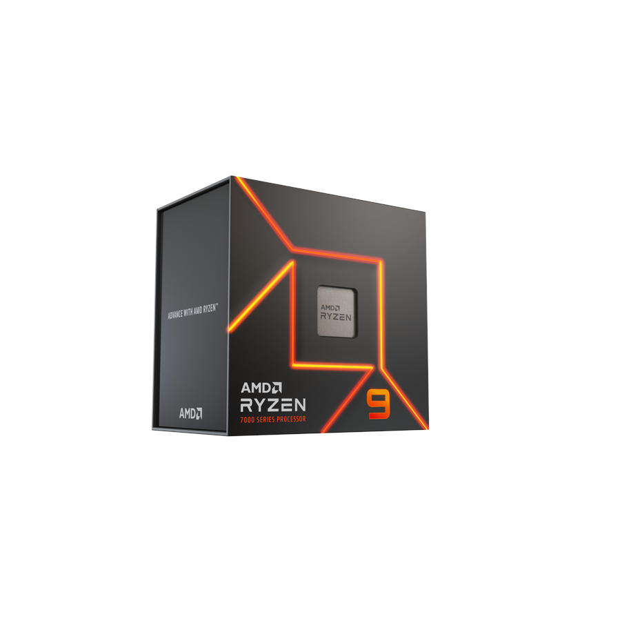 CPU - AMD Ryzen 9 7950X CPU - 16 kerner - 4.5 GHz - AMD AM5 - AMD Boxed (uden køler) - 100-100000514WOF