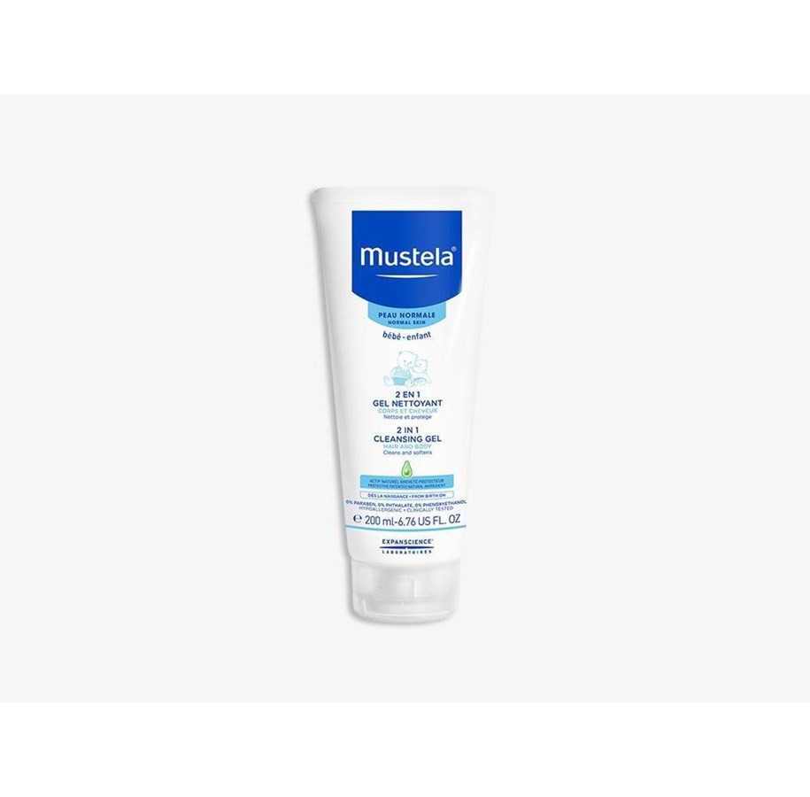 Hårpleje - Mustela 2 in 1 Cleansing Gel with Avocado 200 ml - C-MU-065-01
