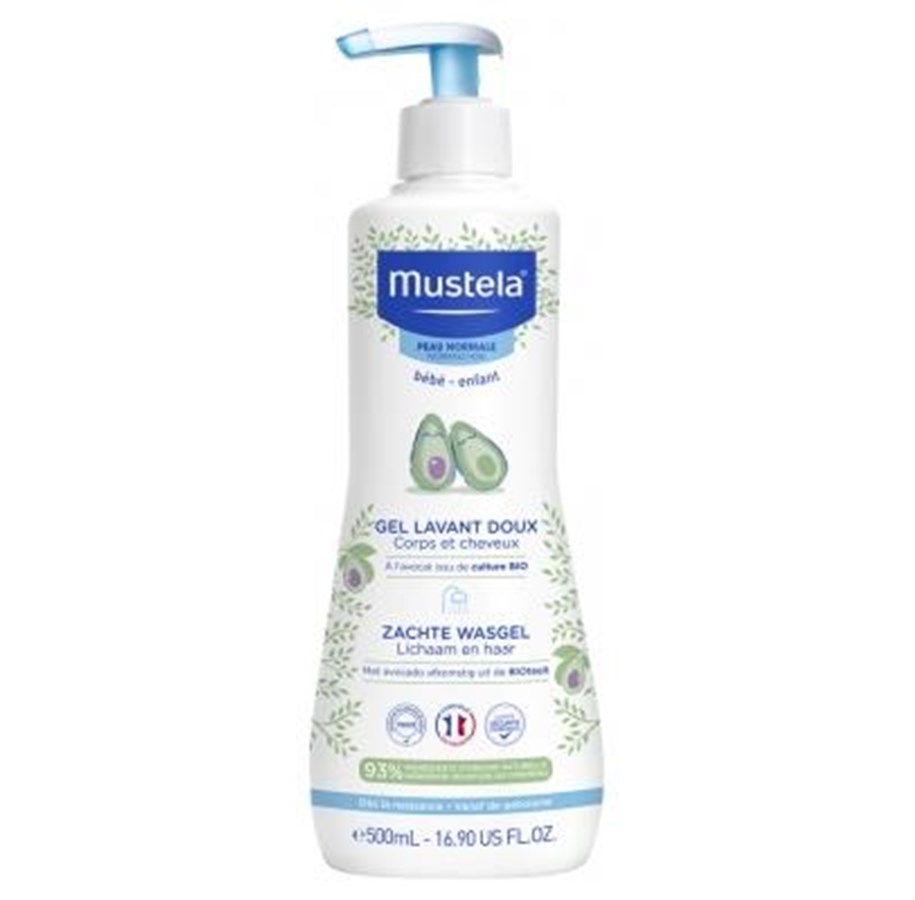 Hårpleje - Mustela - Gentle Cleansing Gel 500 ml - 3504105035754