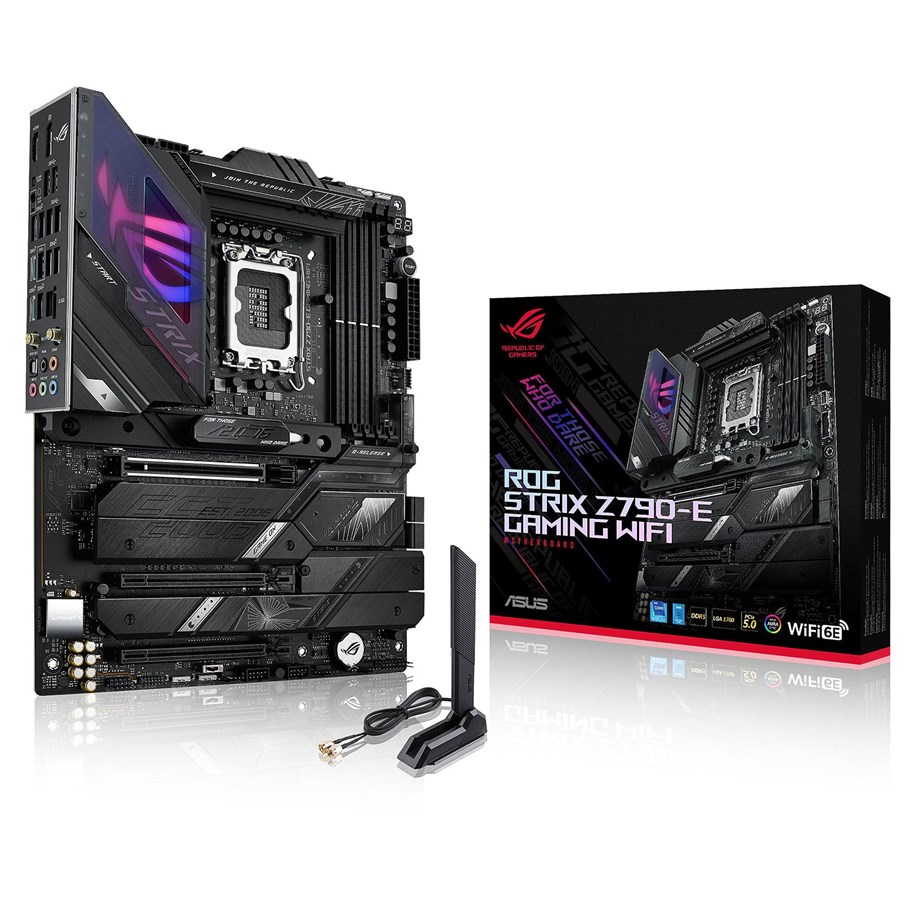 Bundkort - ASUS ROG STRIX Z790-E GAMING WIFI Bundkort - Intel Z790 - Intel LGA1700 socket - DDR5 RAM - ATX - 90MB1CL0-M0EAY0