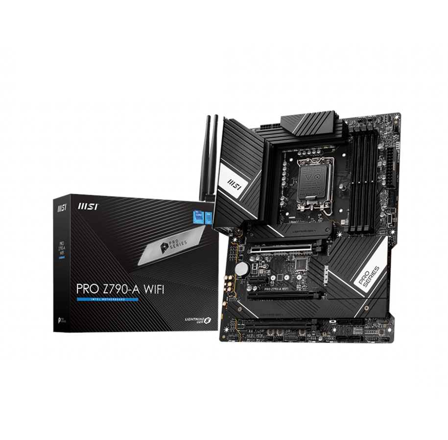 Bundkort - MSI PRO Z790-A WIFI Bundkort - Intel Z790 - Intel LGA1700 socket - DDR5 RAM - ATX - PRO Z790-A WIFI