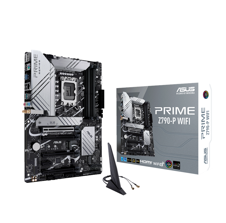 Bundkort - ASUS PRIME Z790-P WIFI Bundkort - Intel Z790 - Intel LGA1700 - DDR5 RAM - ATX - 90MB1CJ0-M0EAY0