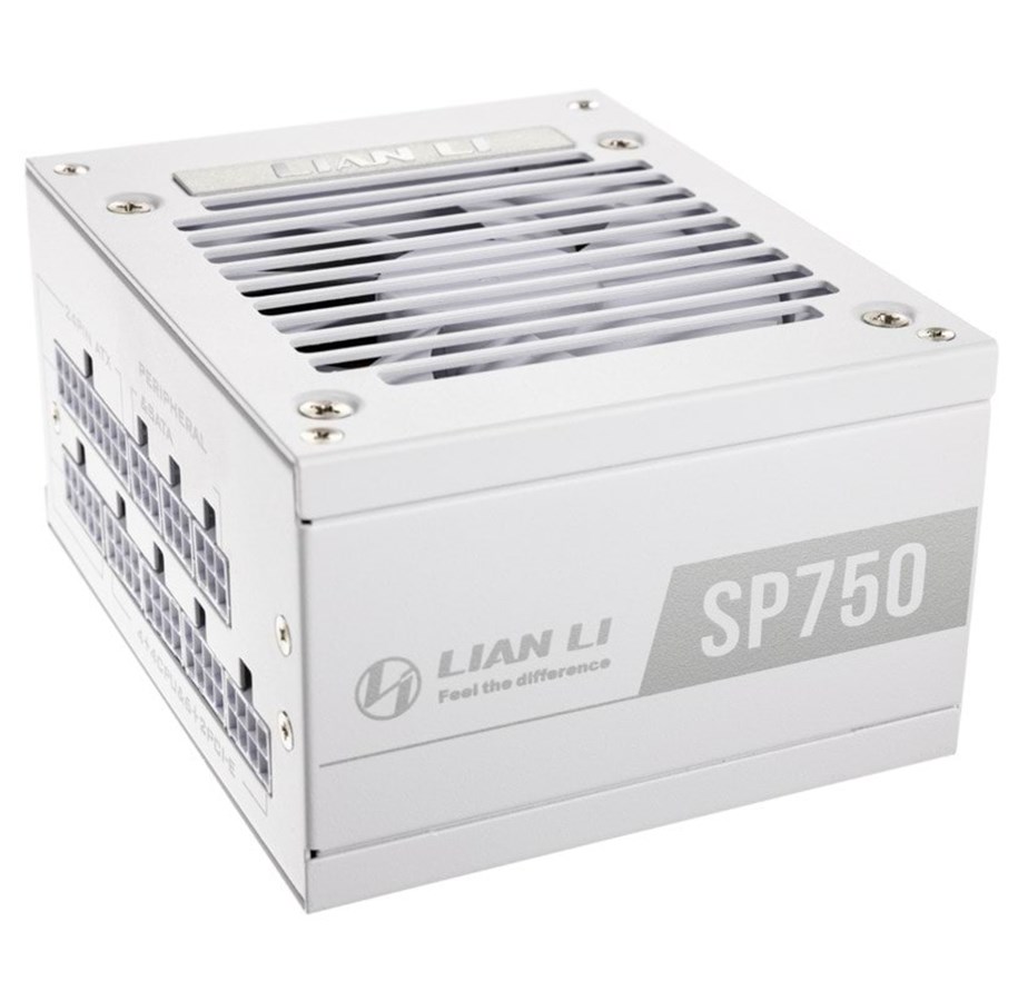 Strømforsyning - Lian Li SP750 SFX Gold - White Strømforsyning - 750 Watt - 92 mm - ATX - 80 Plus Gold certified - SP750W