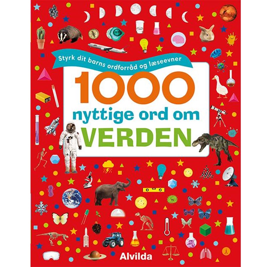 Børnebøger - 1000 nyttige ord om verden - Styrk dit barns ordfo - Børnebog - Hardcover - 9788741519081