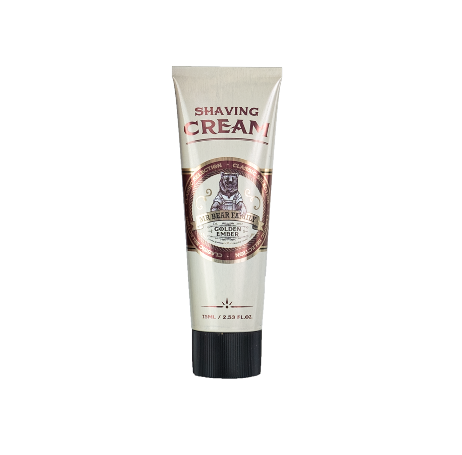 Ansigtspleje - Mr. Bear Shaving Cream - Golden Ember - 75ml - CS.GE9