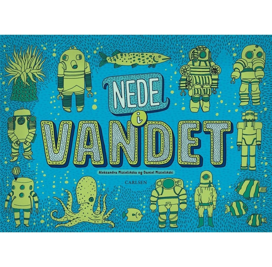 Børnebøger - Nede i jorden - Nede i vandet - Børnebog - Hardcover *DEMO* - 9788727001104