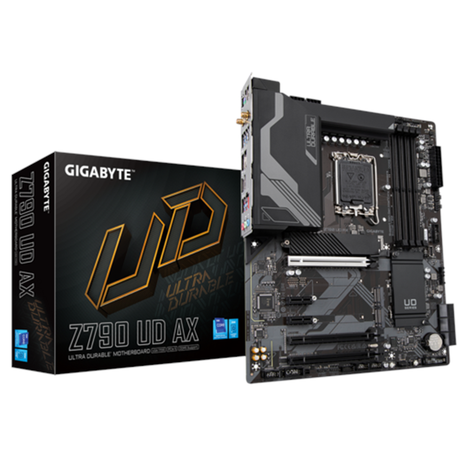 Bundkort - GIGABYTE Z790 UD AX Bundkort - Intel Z790 - Intel LGA1700 - DDR5 RAM - ATX - Z790 UD AX