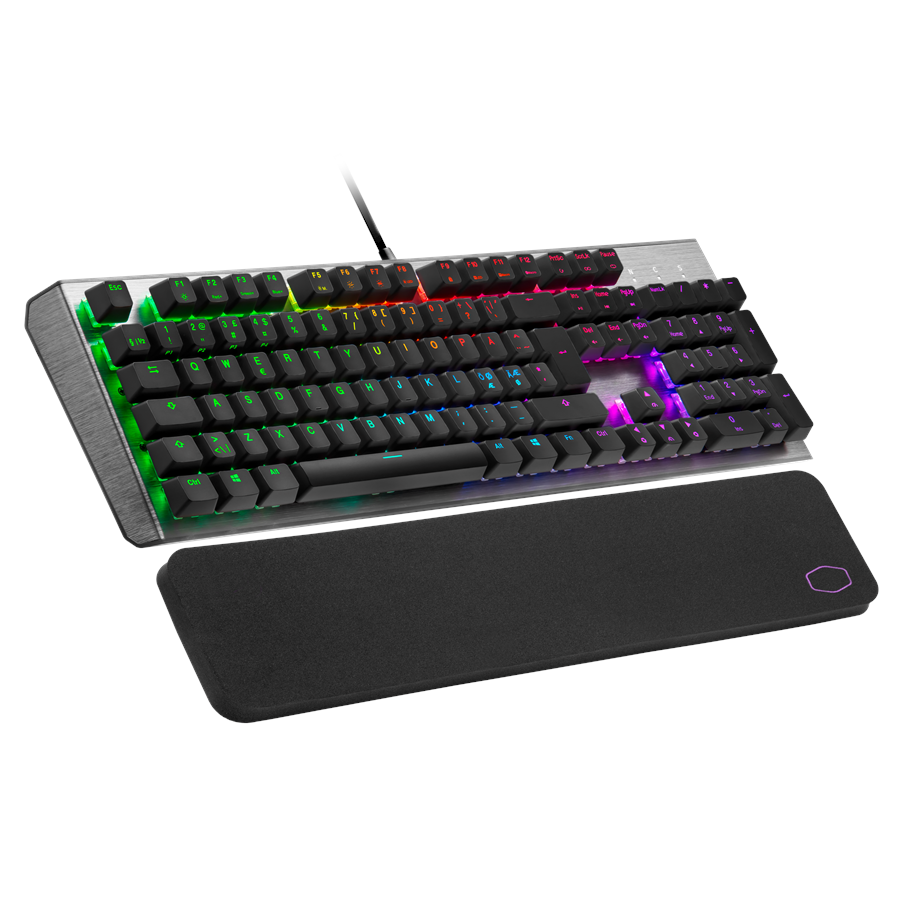 Tastatur - Cooler Master CK550 V2 - Gunmetal Black - Red Switch - ND - Gaming Tastatur - Nordisk - Sort - CK-550-GKTR1-ND