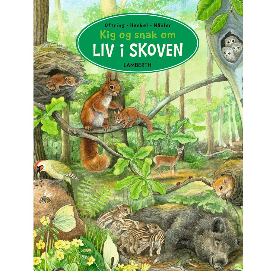 Børnebøger - Kig og snak om LIV I SKOVEN - Børnebog - Pocketbog - 9788775660742