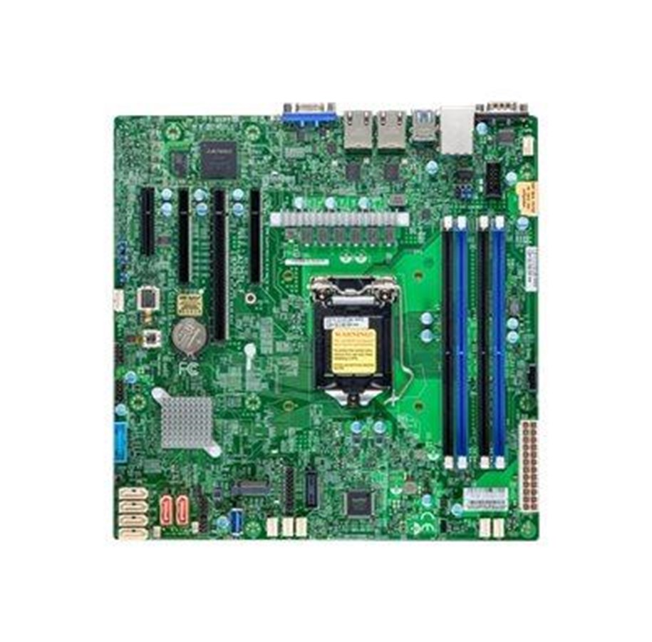 Bundkort - Supermicro X12STL-F Bundkort - Intel C252 - Intel LGA1200 socket - DDR4 RAM - Micro-ATX - MBD-X12STL-F-B