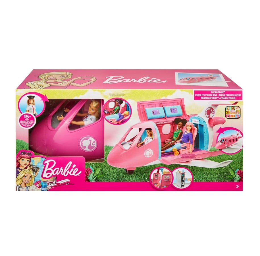 Dukker & Tilbehør - Barbie Dreamplane and Doll Playset - GJB33