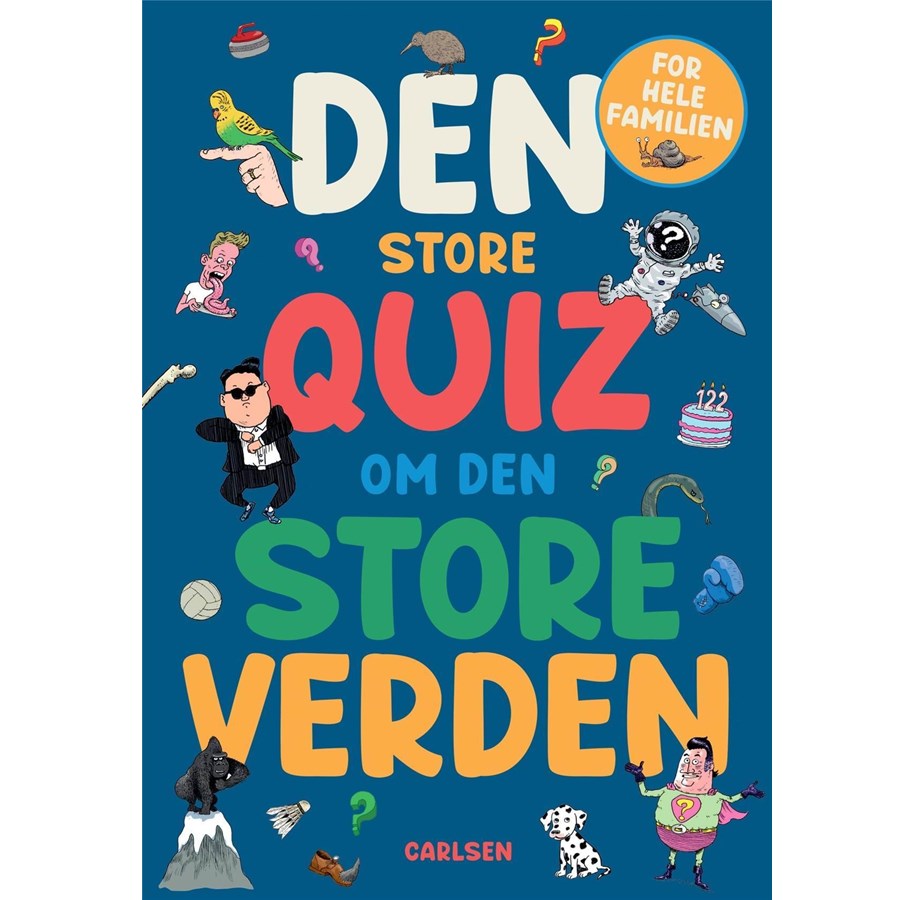 Børnebøger - Den store quiz om den store verden - Børnebog - Hardcover - 9788727007601