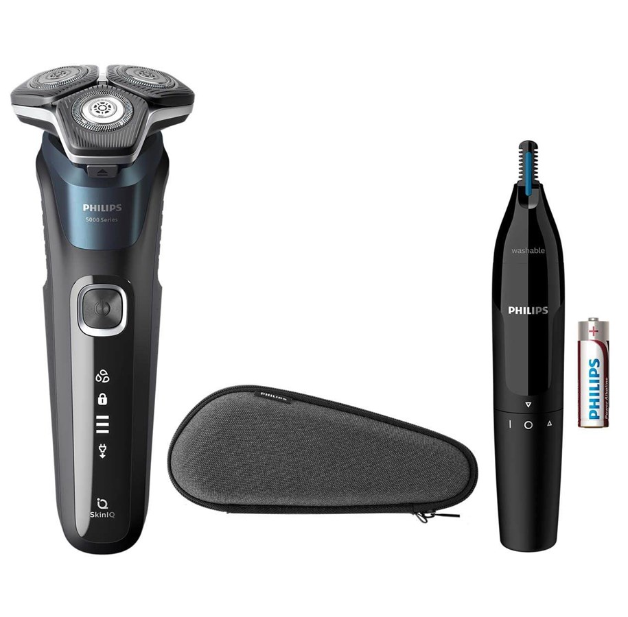 Barbermaskine - Philips Barbermaskine Series 5000 S5889/11 + nose trimmer - S5889/11