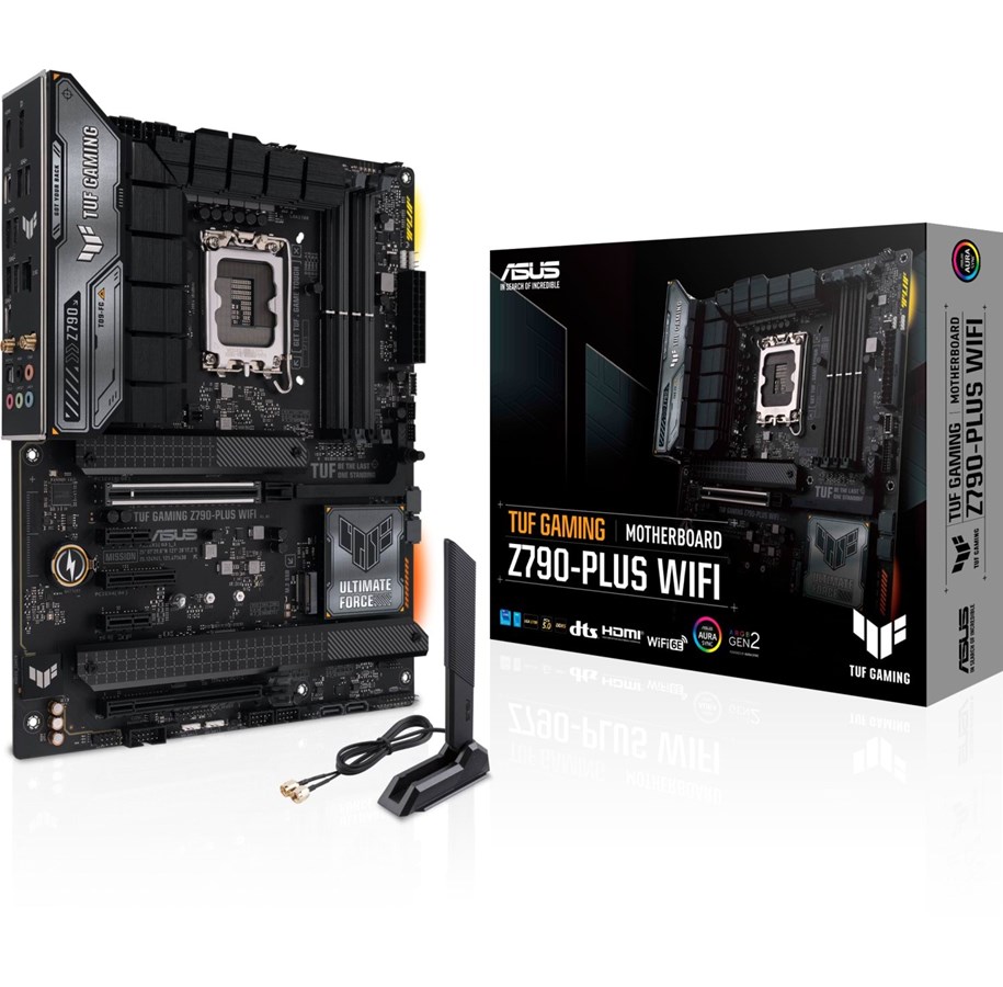 Bundkort - ASUS TUF GAMING Z790-PLUS WIFI Bundkort - Intel Z790 - Intel LGA1700 socket - DDR5 RAM - ATX - 90MB1D80-M0EAY0