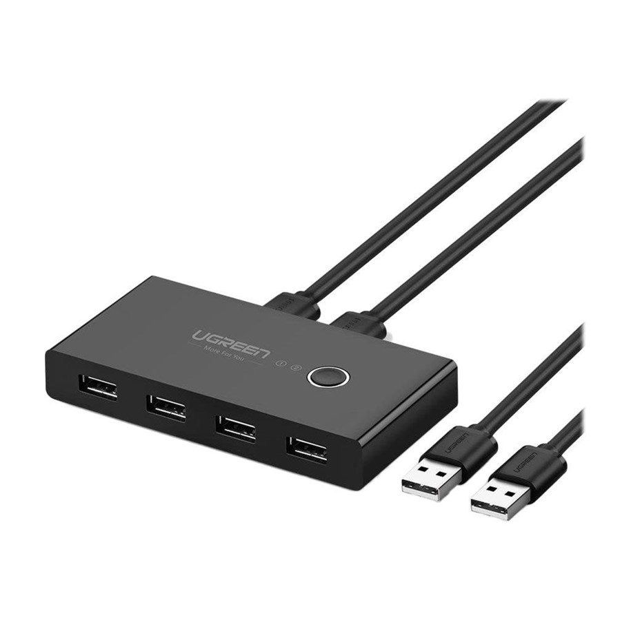 USB hub - UGREEN USB 2.0 peripheral sharing switch - 4 ports USB hub - USB 2.0 - 4 ports - Sort - 30767