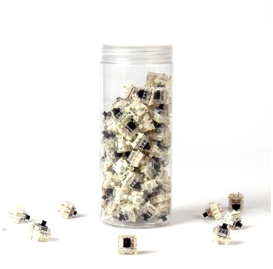 Systemtilbehør (kølepasta mv.) - Keychron Switch set - Gateron G Pro 2.0 Black Switch set - 110pcs - G24