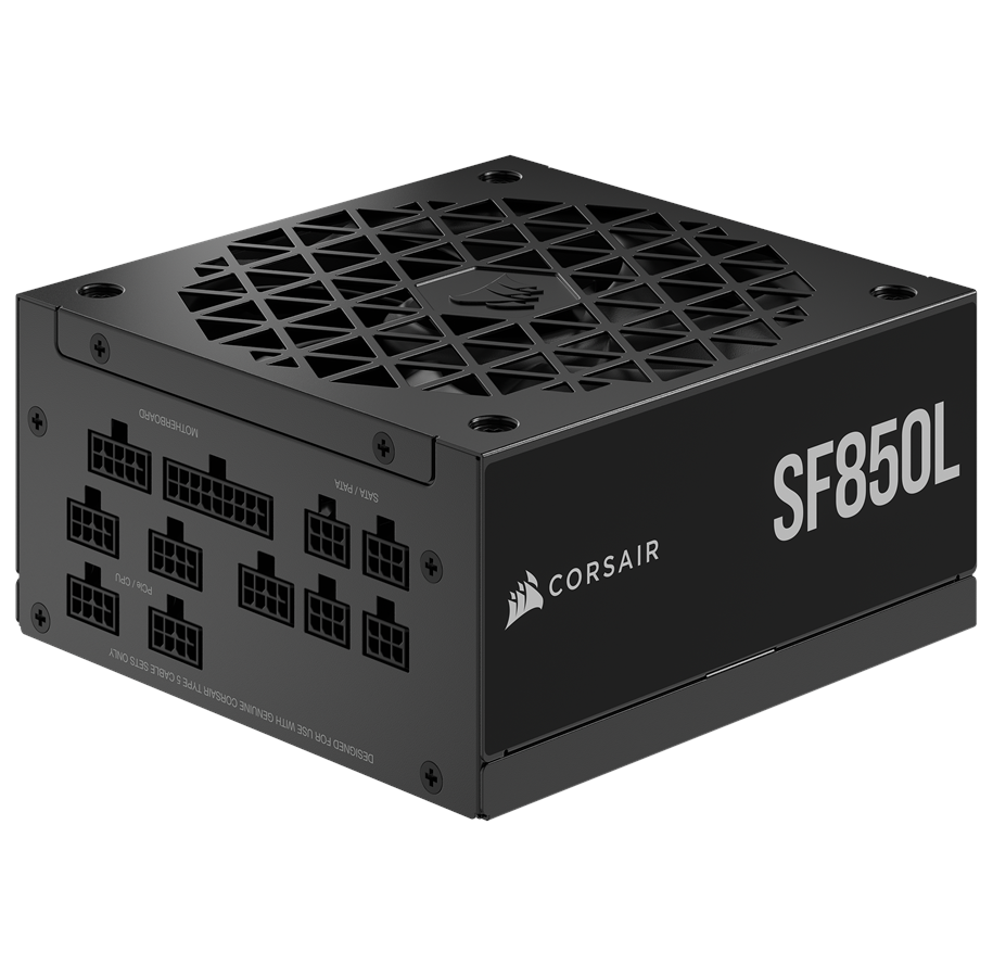Strømforsyning - Corsair SF-L Series SF850L Gold Strømforsyning - 850 Watt - 120 mm - ATX 3.0 - 80 Plus Gold certified - CP-9020245-EU