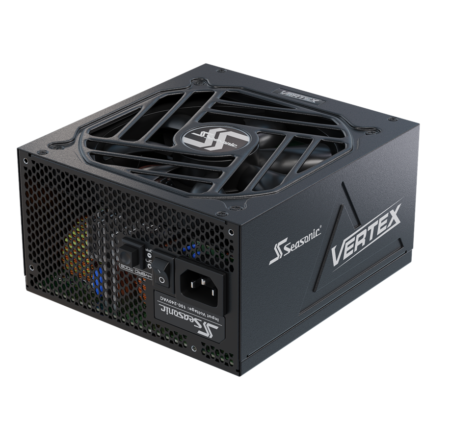 Strømforsyning - Seasonic Vertex GX 1000 Strømforsyning - 1000 Watt - 135 mm - ATX 3.1 - 80 Plus Gold certified - VERTEX GX-1000