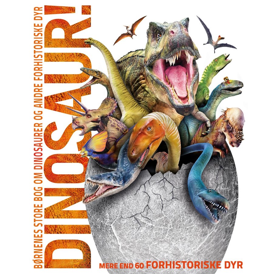 Børnebøger - Børnenes store bog om dinosaurer og andre forhisto - Børnebog - Hardcover - 9788778845498