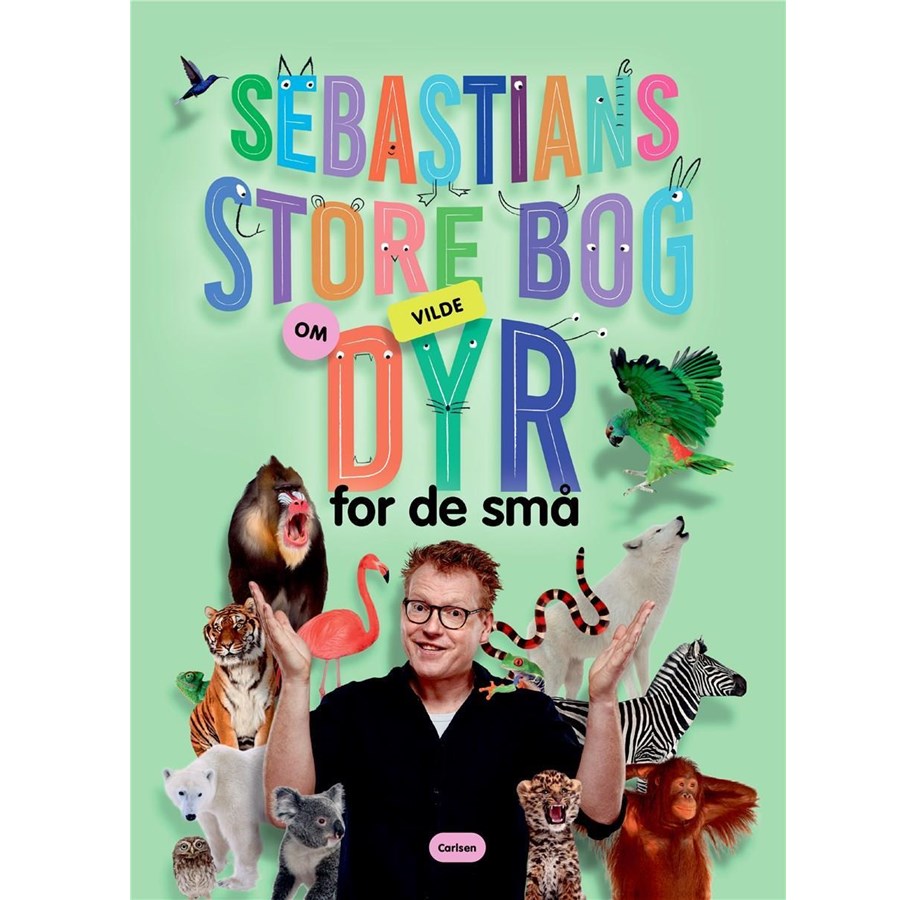 Børnebøger - Sebastians store bog om vilde dyr for de små - Børnebog - Papbog - 9788727000176