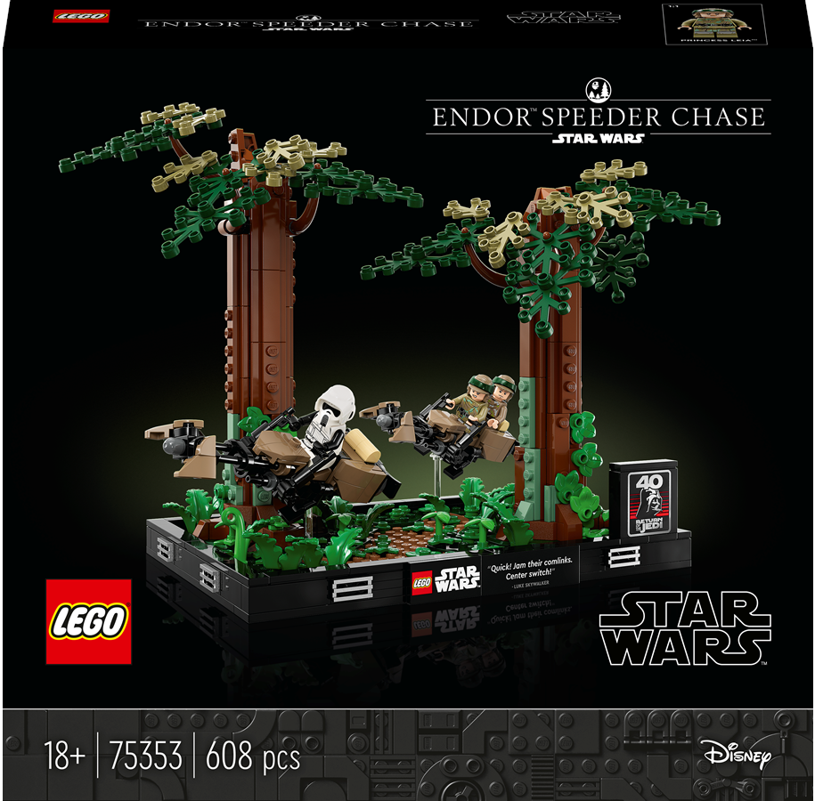 LEGO®  - LEGO Star Wars 75353 Diorama med speederjagt på Endor™ - 75353
