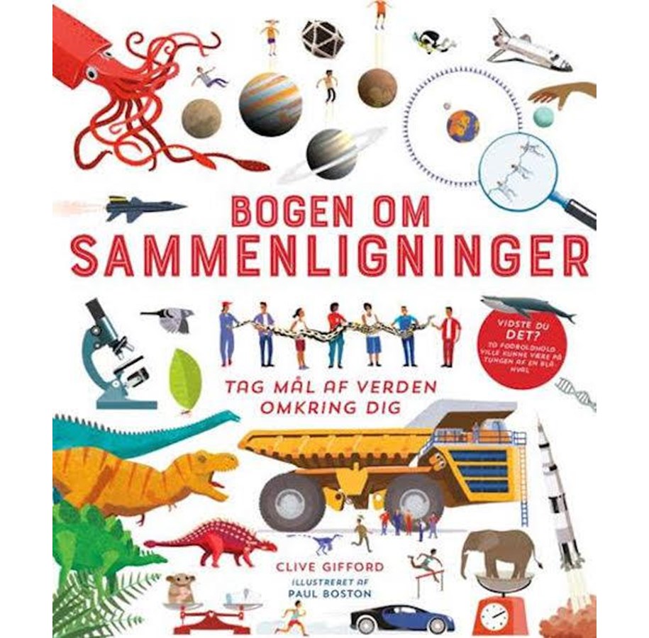 Børnebøger - Bogen om sammenligninger - Børnebog - Hardcover - 9788742510490