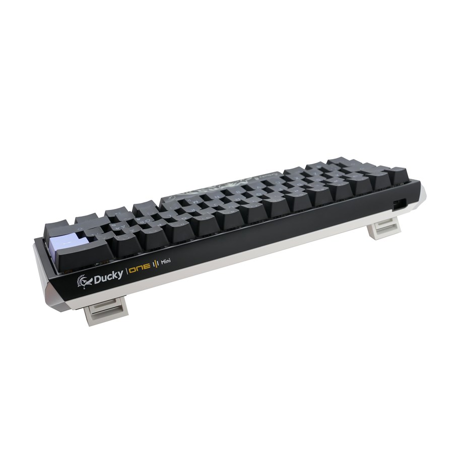 Teclado Gaming Ducky One 3 Classic Mini Black/White - Switches Cherry MX Red, Retroiluminación RGB