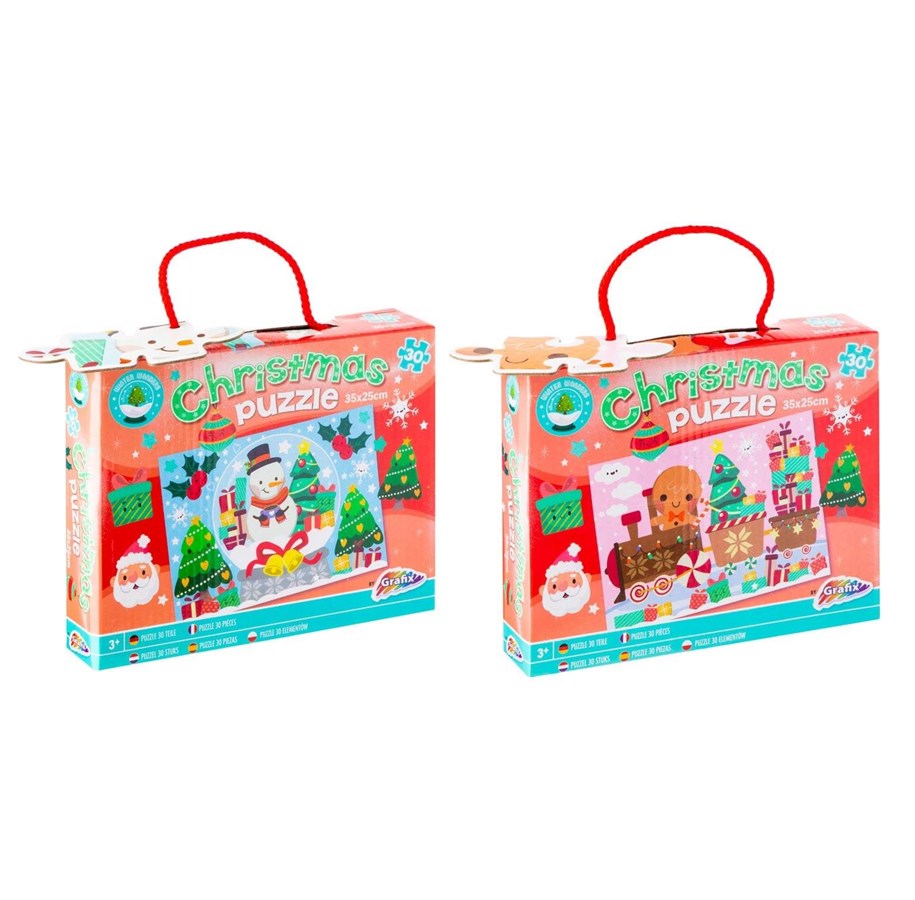 Puslespil - Grafix Christmas puzzle 30 pcs. 2D Puslespil - 800013
