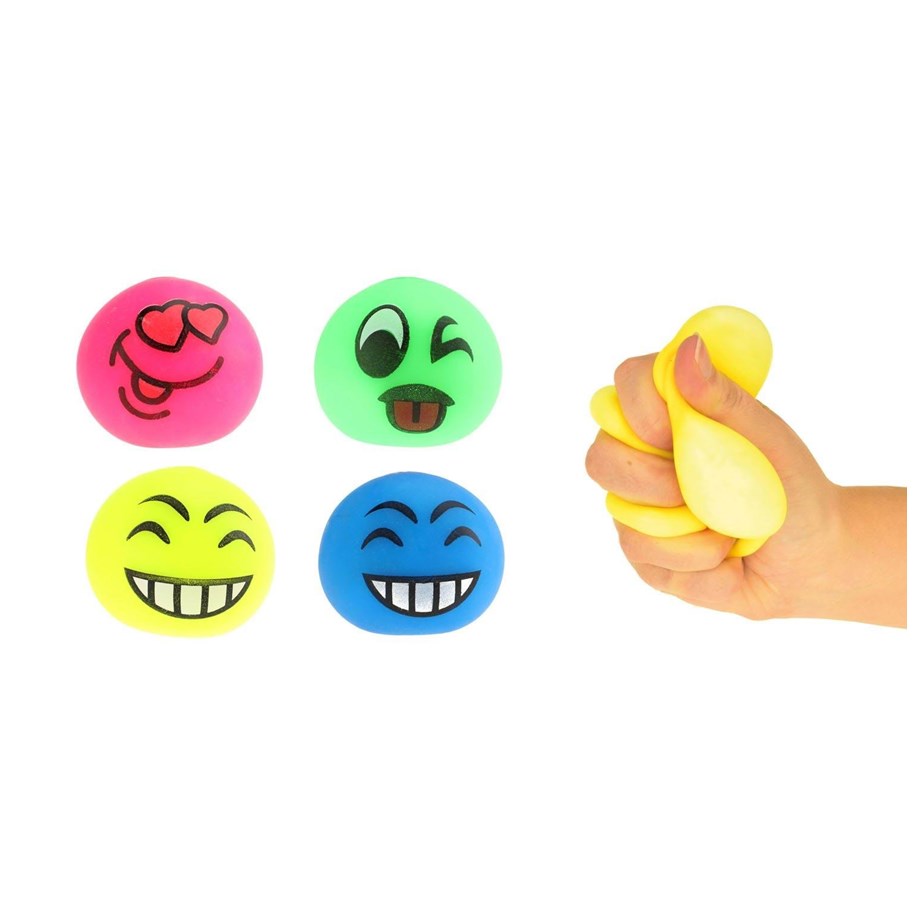 Små gaver til børn - Toi-Toys Anti Stress Ball Smile Face Fidget - assorted - 35260Z