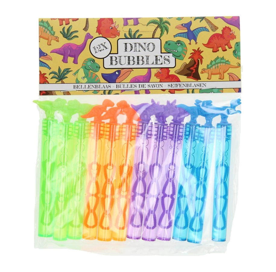 Udendørsleg - LG-Imports Bubble Blowers Dinosaur 12pcs. - 4980