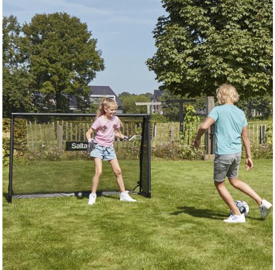 Porta Calcio Salta Legend 180x120 Cm - Con Rete Da Allenamento, Nero
