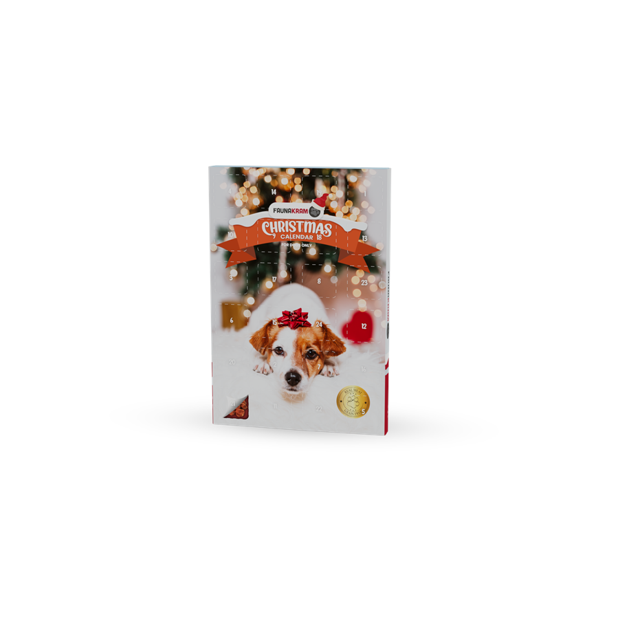 Hunde - Faunakram Dog christmas calender real meat 100 gr. - 10601-20