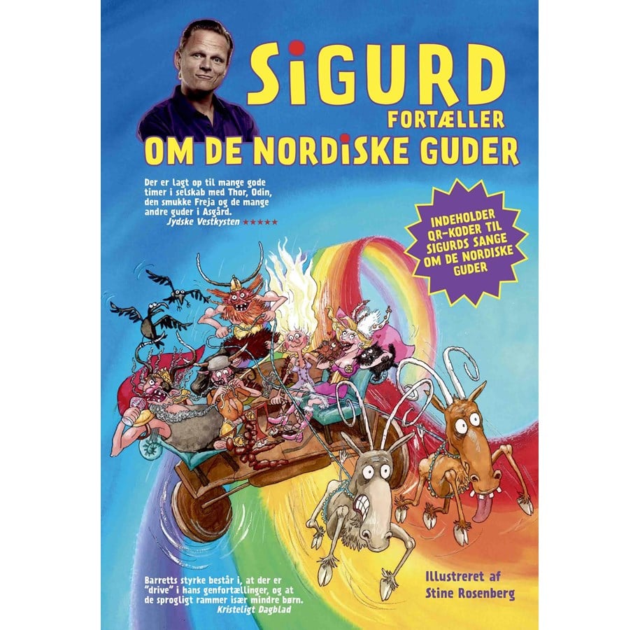 Børnebøger - Sigurd fortæller om de nordiske guder - Børnebog - Hardcover *DEMO* - 9788740087741