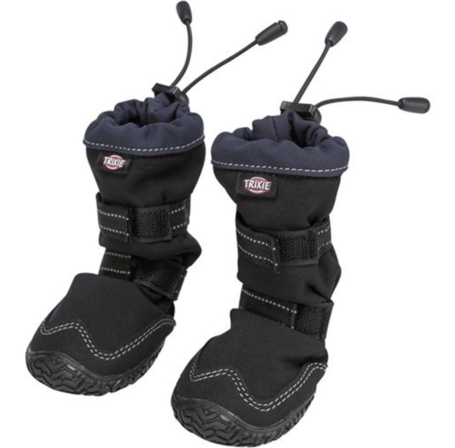 Hunde - Trixie Walker Active Long protective boots L–XL 2 pcs. black - TX19416