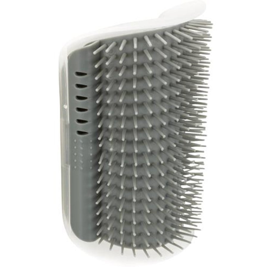 Katte - Trixie Corner Massage Brush 8 × 13 cm grey - TX23131