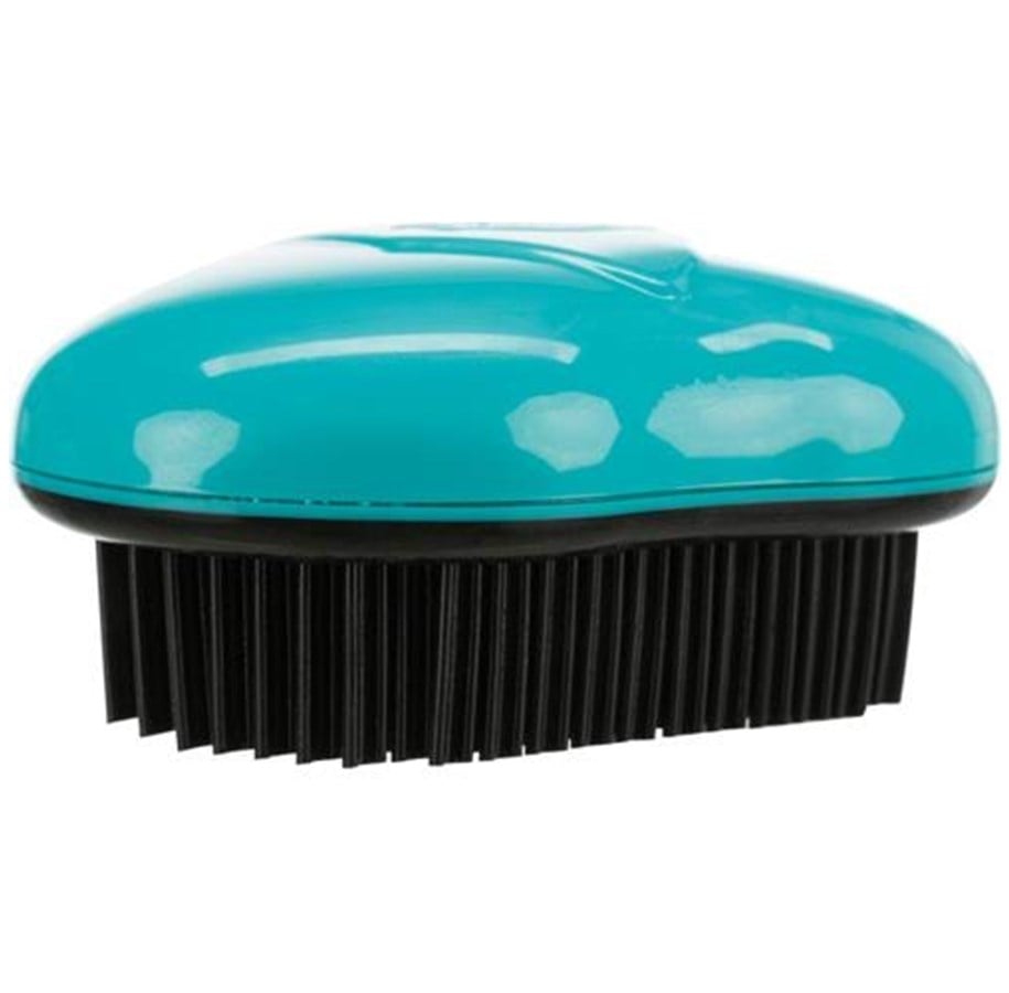 Hunde - Trixie Upholstery and textile brush TPR 7 × 10 cm Black/Teal - TX23237